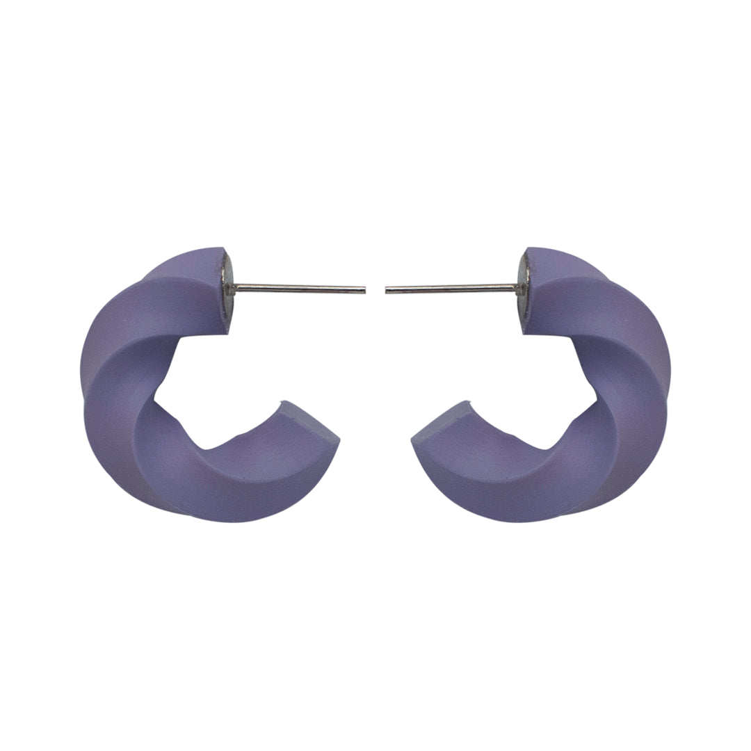 Candongas Morado Espiral