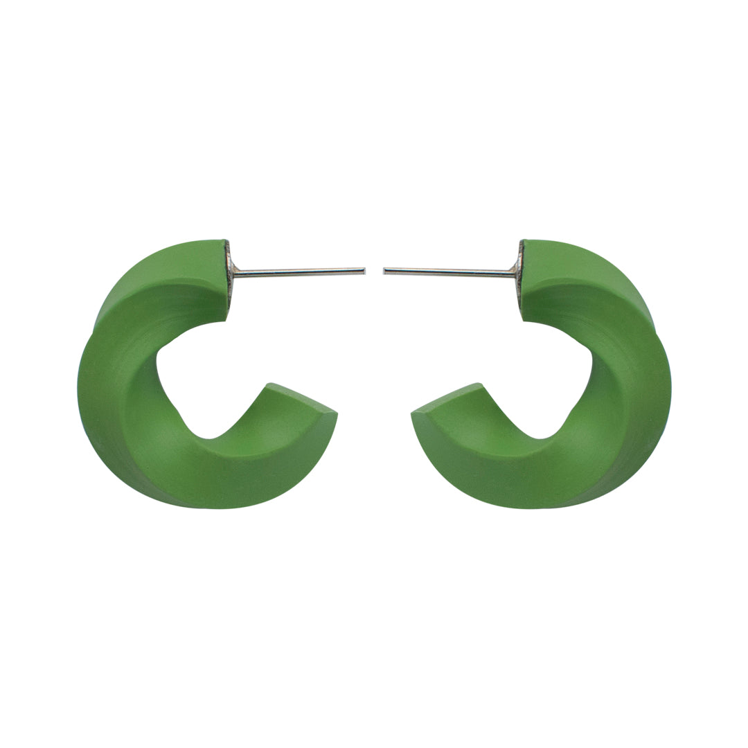 Candongas Verde Espiral